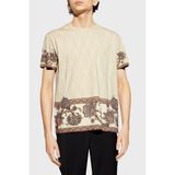 Etro Çiçek Desenli % 100 Pamuk Regular Fit Bisiklet Yaka T Shirt Erkek T Shirt MRMA0002 AK596 X0820