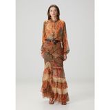 Etro Çok Renkli Etnik Desenli Maksi Ipek Etek - Standart - 40