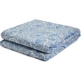 Etro Home Amalia Mavi Beyaz Yatak Örtüsü - Mavi - Beyaz
