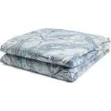 Etro Home Yaara Panel Mavi Kapitoneli Yatak Örtüsü
