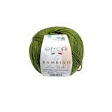 Etrofil Bambino Lux Çimen Yeşili Yumuşak Örgü İpi %60 Merino Yünü %40 Akrilik 50g 160m (70408)