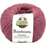 Etrofil Bambonita Örgü İpi Şarap Rengi %60 Bambu %40 Organik Pamuk 100g 250m (73407)