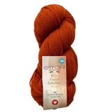Etrofil Blue Faced Leicester Saf Yün Örgü İpi 100 gr 72132 Yanık Turuncu
