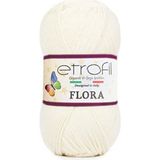 Etrofil Flora Patiklik Çoraplık El Örgü Ipi - 70299 Krem