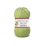 Etrofil Flora Patiklik Çoraplık El Örgü Ipi - 70490 Çimen
