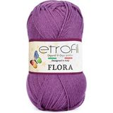 Etrofil Flora Patiklik Çoraplık El Örgü İpi 70659 Açık Mor