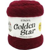 Etrofil Golden Star Örgü İpi Bordo %75 Premium Akrilik %25 Organik Merino Yün 100g 350m (73143)