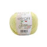 Etrofil Jeans Örgü İpi Açık Sarı %55 Pamuk %45 Akrilik 50g 160m (007)