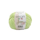 Etrofil Jeans Örgü İpi Açık Yeşil %55 Pamuk %45 Akrilik 50g 160m (024)