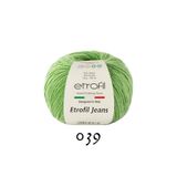 Etrofil Jeans Örgü İpi Bahar Yeşili %55 Pamuk %45 Akrilik 50g 160m (039)