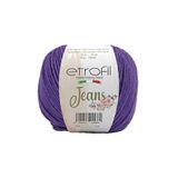 Etrofil Jeans Örgü İpi Canlı Mor %55 Pamuk %45 Akrilik 50g 160m (037)