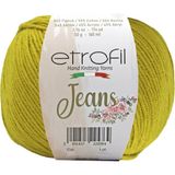 Etrofil Jeans Örgü İpi Eski Altın %55 Pamuk %45 Akrilik 50g 160m (046)