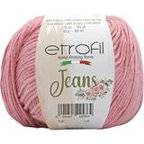 Etrofil Jeans Örgü İpi Pastel Pembe %55 Pamuk %45 Akrilik 50g 160m (011)