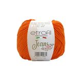 Etrofil Jeans Örgü İpi Turuncu %55 Pamuk %45 Akrilik 50g 160m (030)