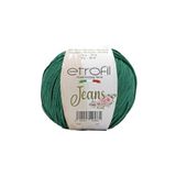 Etrofil Jeans Örgü İpi Zümrüt Yeşili %55 Pamuk %45 Akrilik 50g 160m (041)