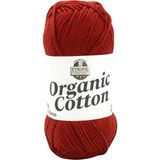 Etrofil Organic Cotton Örgü İpi Bordo %100 Organik Pamuk 50g 125m (72291)