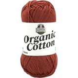 Etrofil Organic Cotton Örgü İpi Kiremit Kırmızısı %100 Organik Pamuk 50g 125m (77229)
