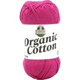 Etrofil Organic Cotton Örgü İpi Parlak Fuşya %100 Organik Pamuk 50g 125m (73439)