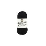 Etrofil Organic Cotton Örgü İpi Siyah %100 Organik Pamuk 50g 125m (79215)