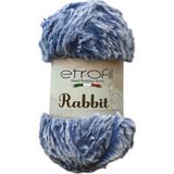 Etrofil Rabbit Gökyüzü Mavi Örgü İpi %100 Polyester Lüks Kürk Dokusu 100g 65m (75301) - Gökyüzü Mavisi