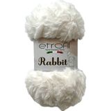 Etrofil Rabbit Örgü İpi Beyaz %100 Polyester 100g 65m (70111) - 70111 Beyaz