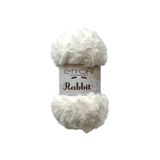 Etrofil Rabbit Örgü İpi Beyaz %100 Polyester 100g 65m (70111)