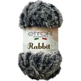 Etrofil Rabbit Örgü İpi Kömür Gri %100 Polyester 100g 65m (70907)
