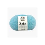 Etrofil Soho Örgü İpi Gökyüzü Mavi %55 Super Kid Mohair %23 Organik Merino Yün %22 Polyester 25g 225m (75404)