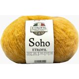 Etrofil Soho Örgü İpi Hardal Sarı %55 Super Kid Mohair %23 Organik Merino Yün %22 Polyester 25g 225m (72262)