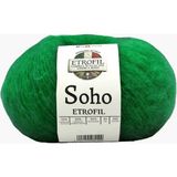 Etrofil Soho Örgü İpi Orman Yeşili %55 Super Kid Mohair %23 Organik Merino Yün %22 Polyester 25g 225m (74346)