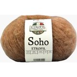 Etrofil Soho Örgü Ipi Yanık Toprak %55 Super Kid Mohair %23 Organik Merino Yün %22 Polyester 25G 225M (72261)