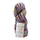 Etrofil Vintage Organic Hand Painted Örgü İpi Festival Renkleri %100 Yün 100g 123m (SE708)