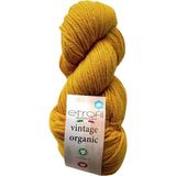 Etrofil Vintage Organic Örgü İpi Hardal Sarısı %100 Yün 100g 120m (72131)