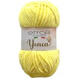 Etrofil Yonca Baby Kadife Örgü İpi Sarı %100 Polyester 100g 120m (70213)