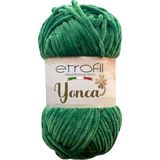 Etrofil Yonca Baby Kadife Örgü İpi Yeşil %100 Polyester 100g 120m (70476)