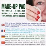 Etrusques Makyaj Temizleme Peti, Tekrar, Tekrar Kullanılabilir, Tekrar, Tekrar MAKİNEDE Yıkanabilir, Ekonomik, Ekolojik, 100% Doğal Pamuk Penye (4 adet)