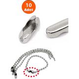 Etsylight 3.2 Mm, Klips Top Zincir Için Kapama, Kart Askı Zinciri, Tırnak Makası Zinciri Için Kapama Klips