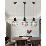 Etsylight 3 Adet Zara One Black Antre, Koridor, Sarkıt Avize - Siyah - 1