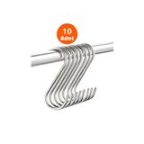 Etsylight 7,5 Cm Metal Kanca, Askı Kanca, Mutfak Ve Banyo Için Aksesuar S Kanca, Makrome Kanca, 10 Adet