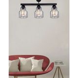 Etsylight Ametist Dizilone 3, Salon Avize, Mutfak Avize, Yemek Odası Avize, Oturma Odası Avize - Siyah