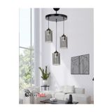 Etsylight Dora Black Lüx 3 Antre, Salon Avize