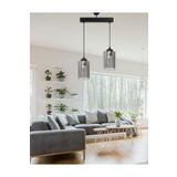Etsylight Dora Black Sıralı 2 Antre Avize, Mutfak Avize, Salon Avize, Yemek Odası Avize