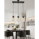 Etsylight Dora Sıralı Lüx 3 Antre Avize, Mutfak Avize, Salon Avize, Yemek Odası Avize - Bal Köpüğü