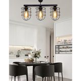 Etsylight Lampy Dizilone 3 Mutfak Avize, Yemek Odası, Salon Avize - Siyah