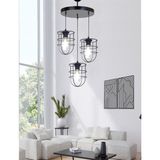 Etsylight Lampy Lüx 3, Antre Avize, Mutfak Avize, Yatak Odası Avize, Salon Avize, Ofis Avize - Siyah