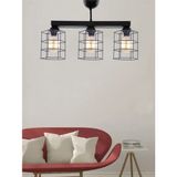 Etsylight Quartz Dizilone 3 Salon,mutfak Sarkıt Avize - Siyah