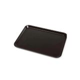 ETT 10 Adet Siyah Midi Boy Plastik Servis Tepsisi 44x32 Cm Kırılmaz