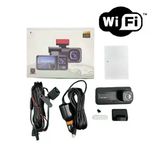 Ett 3 Kameralı Wifi Araç Kamerası - Ön, İç, Arka Full Hd Dvr Ekranlı Kayıt Cihazı