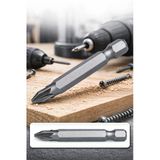 Ett 50 Mm Yıldız Uçlu Tornavida Bits (Pz2) Matkap Ve Şarjlı Vidalama Ucu