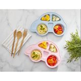 Ett Araba Figürlü Mama Tabağı | Eğlenceli Tabldot Çocuk Yemek Tabağı Bpa Free